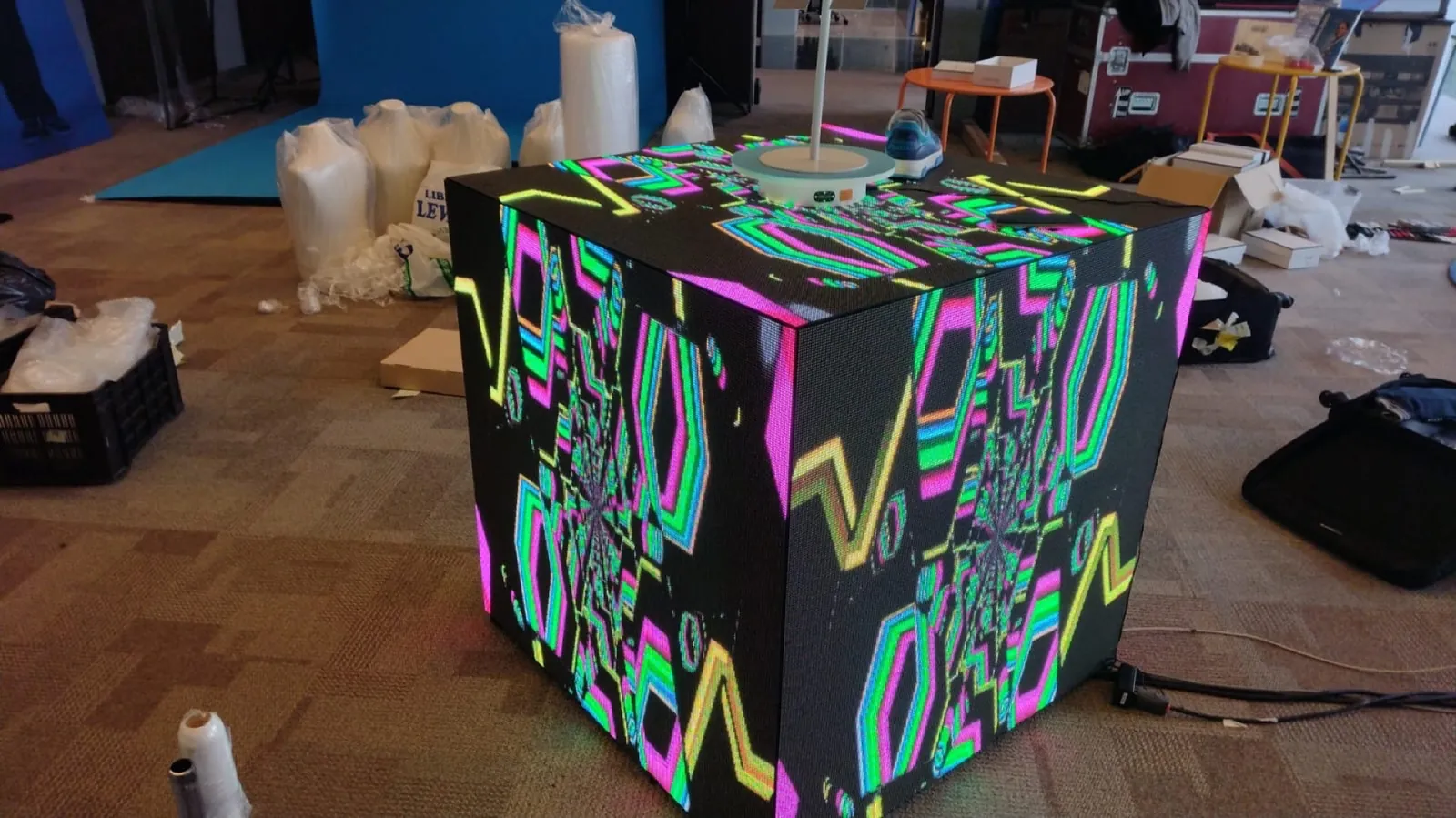 Four-Sided Modular LED Scoreboard Rental — 2