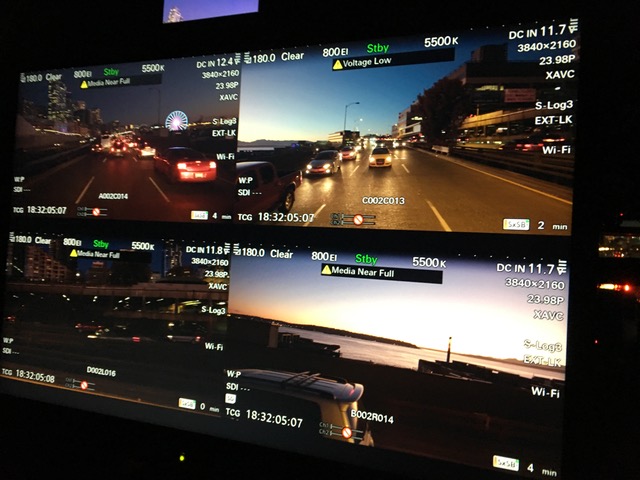Equipment from Robert Chartier / 24frame: Projection and on-set playback