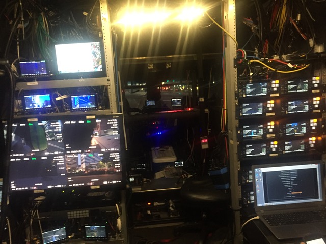 Equipment from Robert Chartier / 24frame: Technical racks and monitor stations