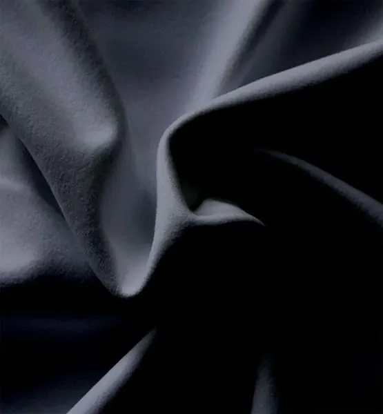 Georgia Expo black Performance Velour drape fabric