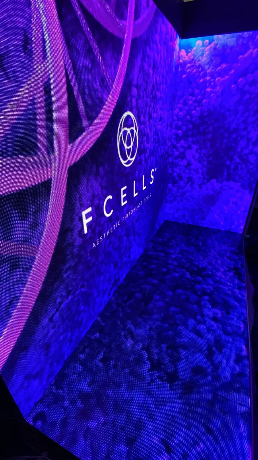 Walkable LED floor integrated with video walls