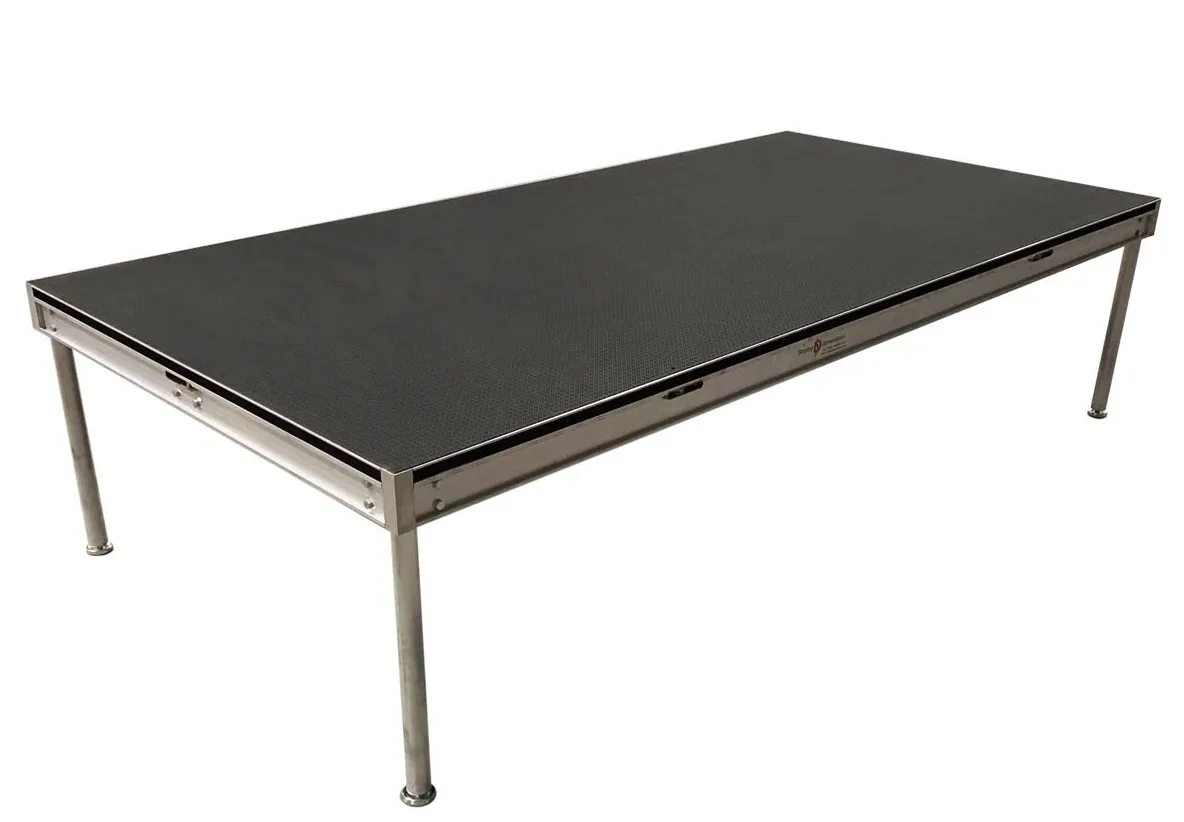 Staging Dimensions modular stage deck with fixed legs