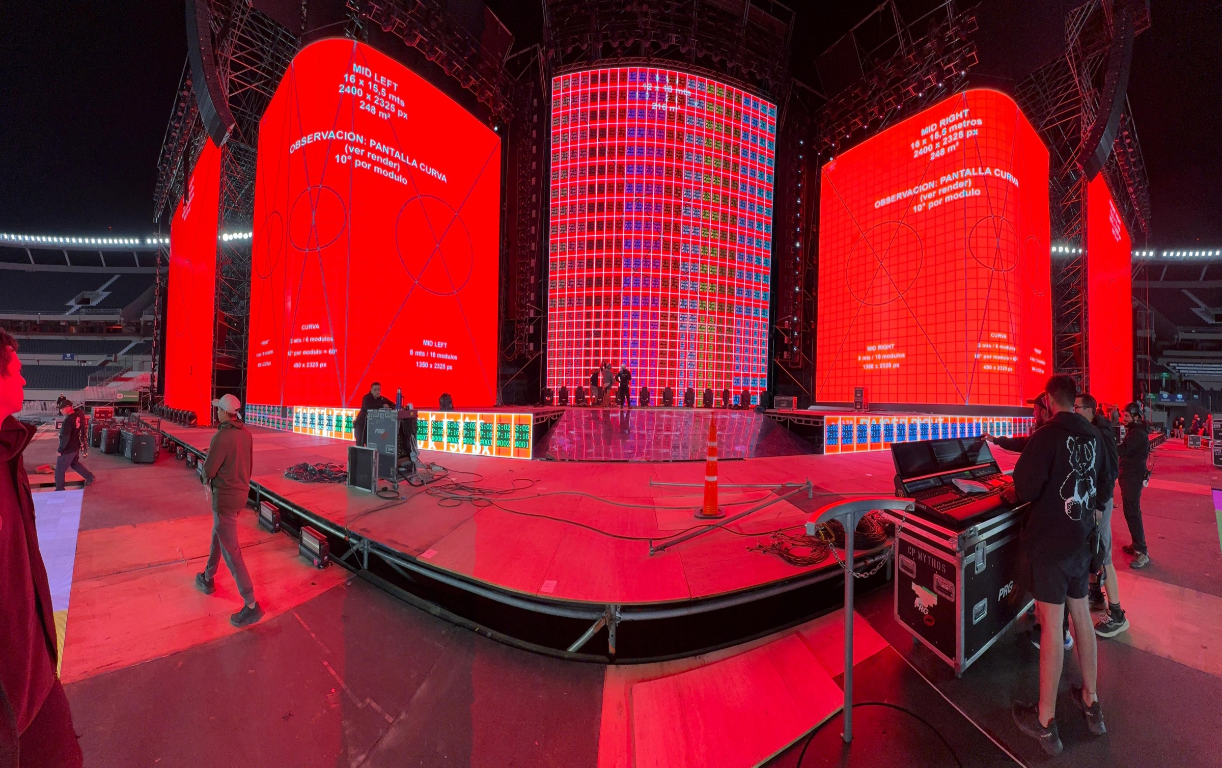 Celebration stages